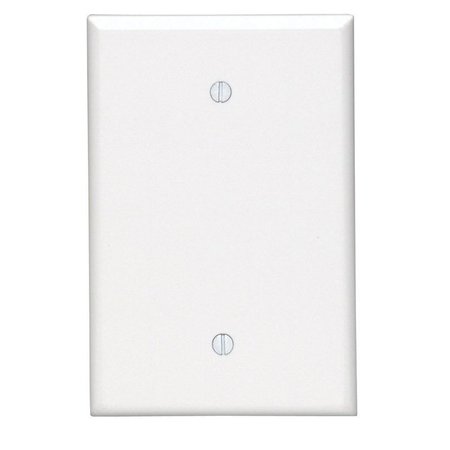LEVITON White 1 gang Thermoset Plastic Blank Wall Plate 88114-000